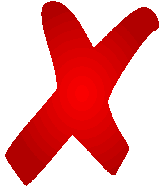 word clipart red x - photo #14